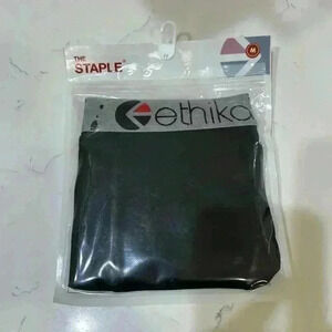 Ethika Black Boxer Briefs New size Medium